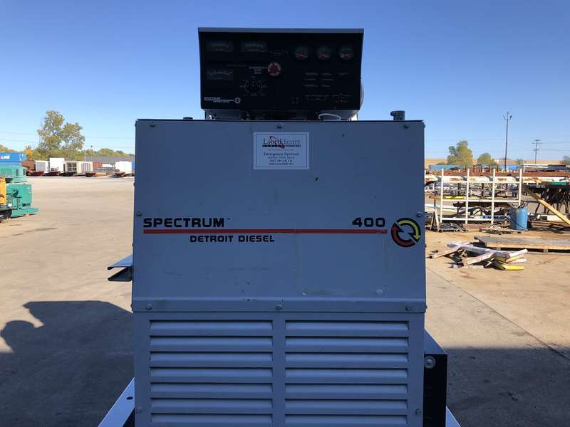 Used Detroit Diesel Spectrum 400DS60 Diesel Generator, 1015 Hrs