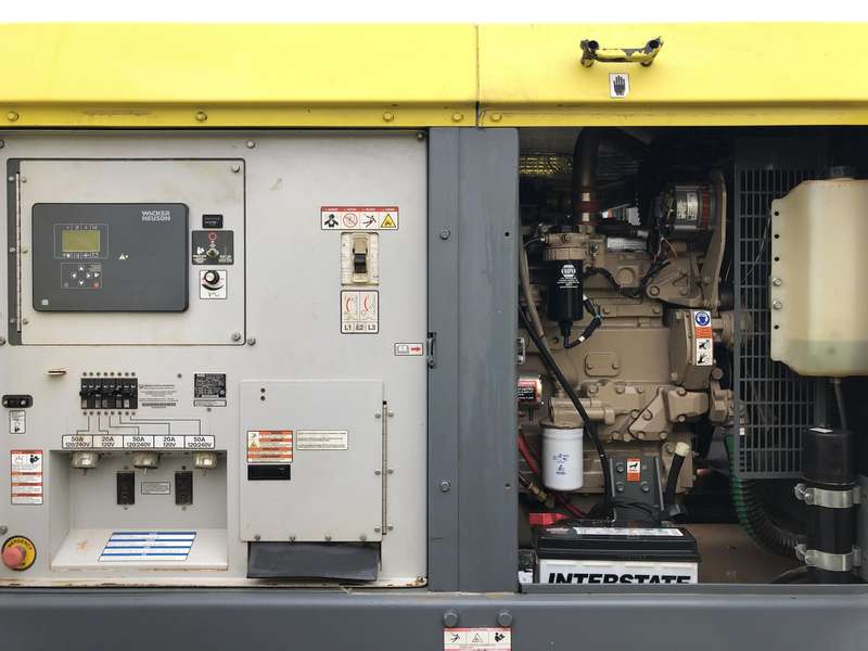 Used Wacker Neuson G100 Rental Grade Diesel Generator, 12078 Hrs, EPA Tier 3