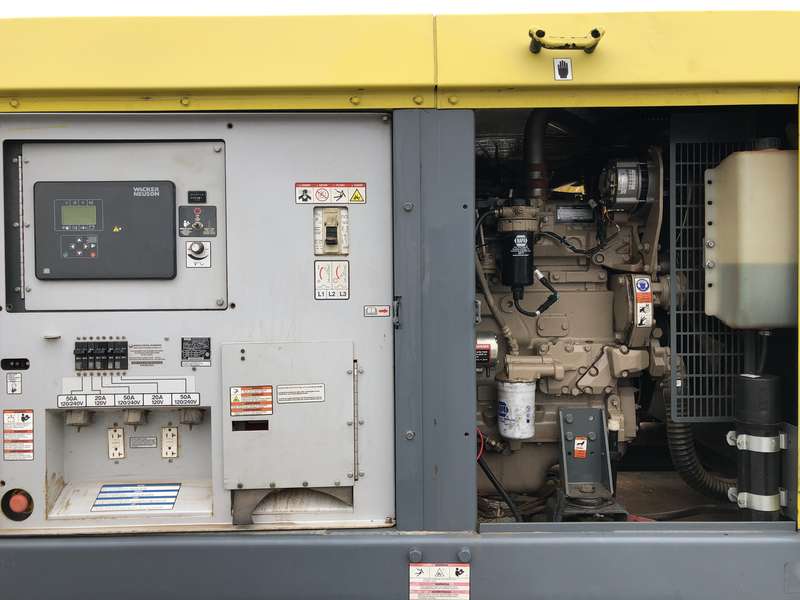 Used Wacker Neuson G100 Rental Grade Diesel Generator, 13587 Hrs, EPA Tier 3