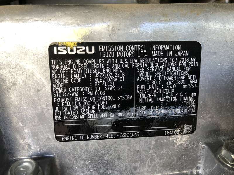 New Generac MDG25 Isuzu BZ-4LE2T Rental Grade Diesel Generator, 0 Hrs, EPA Tier 4F