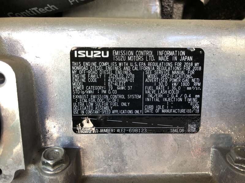 New Generac MDG25 Isuzu BZ-4LE2T Rental Grade Diesel Generator, 0 Hrs, EPA Tier 4F