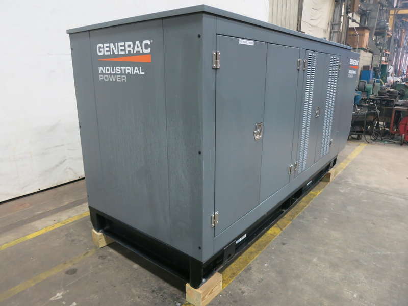 Used Generac MG200 Natural Gas Generator, 136 Hrs, EPA Certified