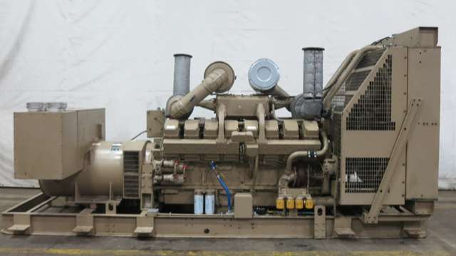 Used Cummins KTA50-GS1  Diesel Generator, 1159 Hrs
