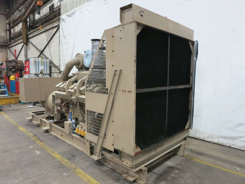 Used Cummins KTA50-GS1  Diesel Generator, 1159 Hrs