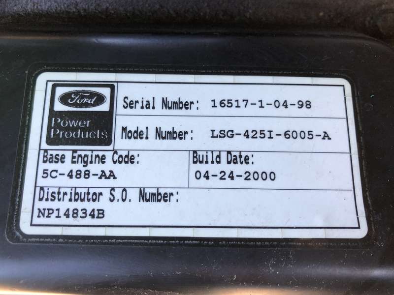 Used Cummins GGHD Natural Gas / Propane Generator, 747 Hrs