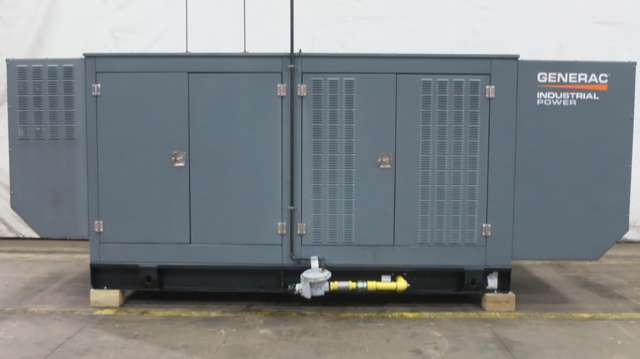 Used Generac SG300 Natural Gas Generator, 167 Hrs, EPA Certified