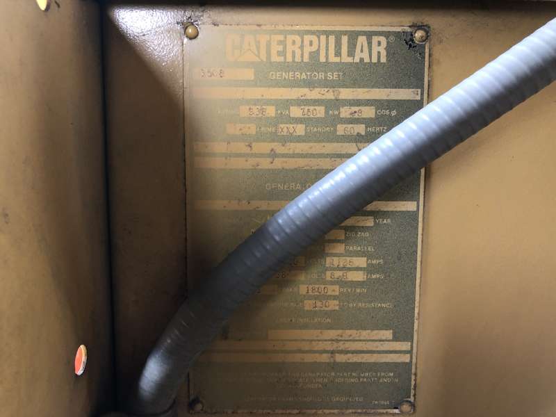 Used Caterpillar 3508 Diesel Generator, 368 Hrs