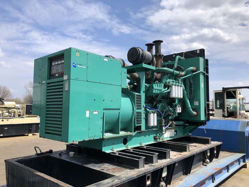 Used Cummins DFHD QST30-G5 Diesel Generator 313 Hrs