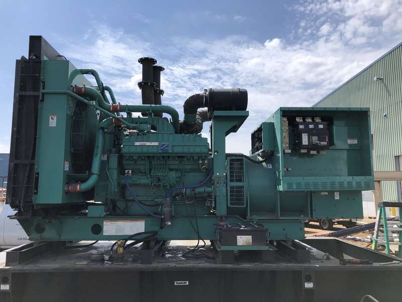 Used Cummins DFHD QST30-G5 Diesel Generator 313 Hrs