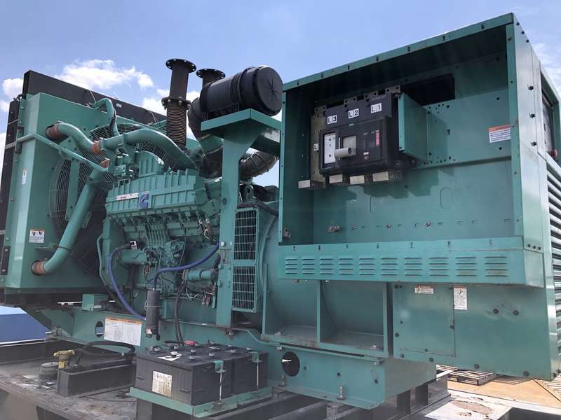 Used Cummins DFHD QST30-G5 Diesel Generator 313 Hrs