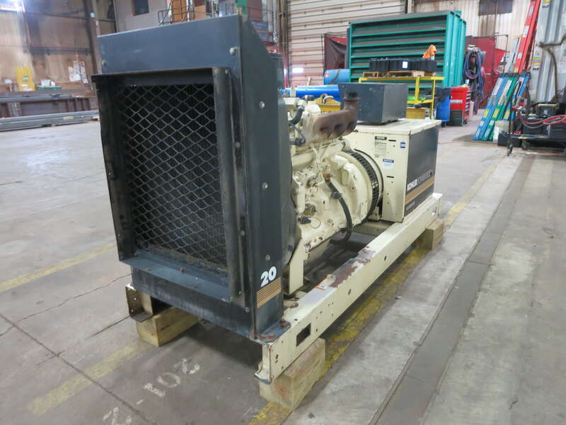 Used Kohler 20ROZJ John Deere 4039D Diesel Generator, 4608 Hrs