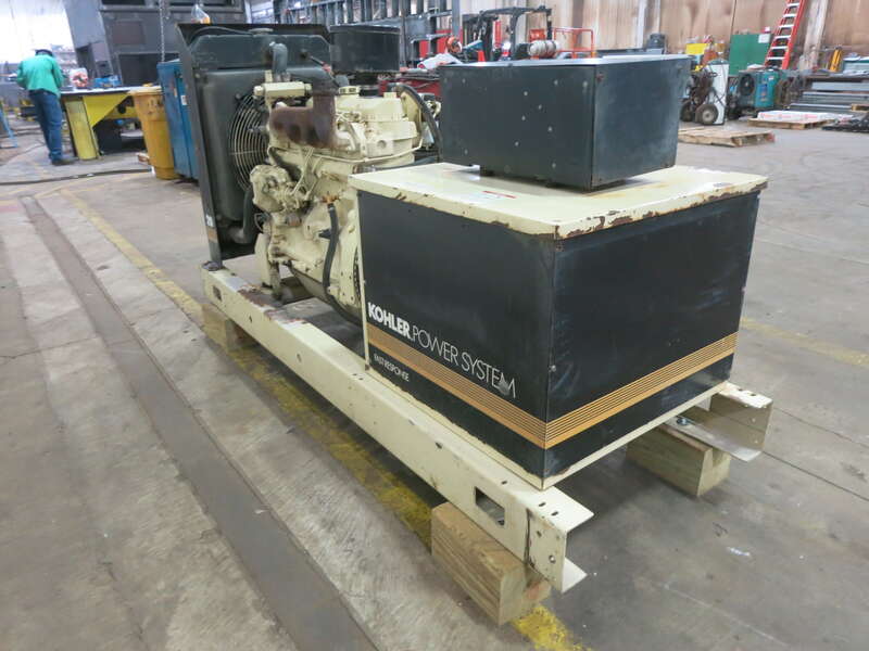 Used Kohler 20ROZJ John Deere 4039D Diesel Generator, 4608 Hrs