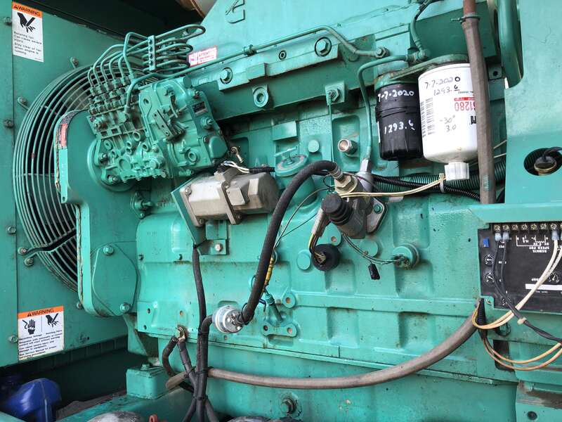 Used Cummins DGFA 6CTA8.3-G Diesel Generator, 1374 Hrs