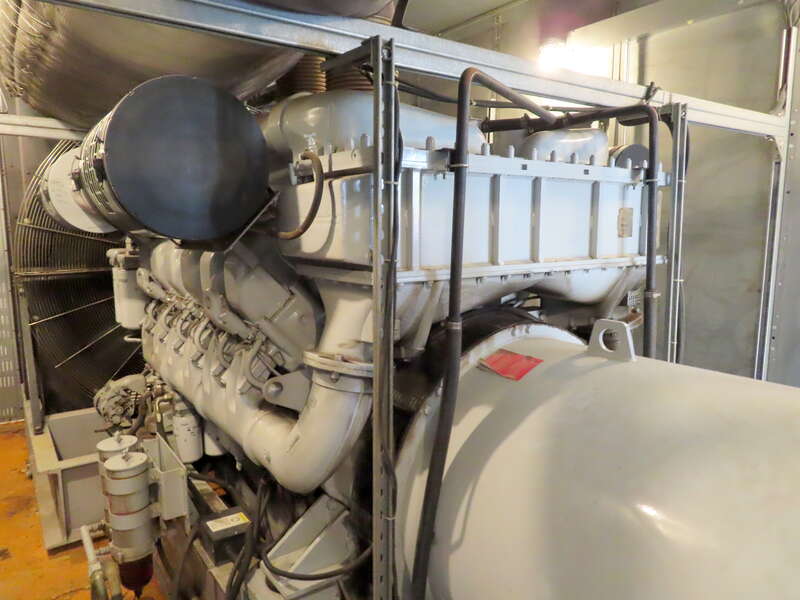 Used Kohler 1500DS4 12V4000 Diesel Generator, 295 Hrs 4160V