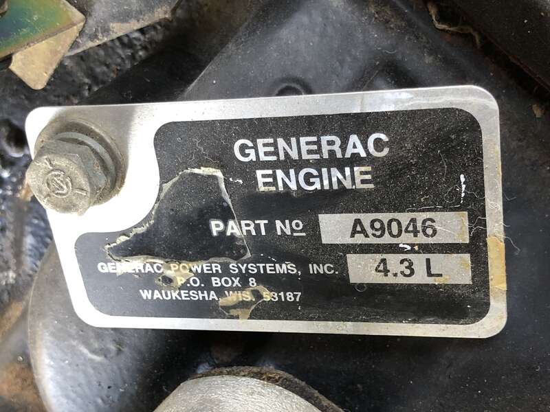 Used Generac SG40 Natural Gas / Propane Generator, 151 Hrs Single Phase