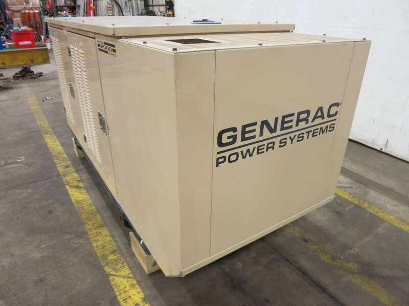Used Generac SG40 Natural Gas / Propane Generator, 151 Hrs Single Phase