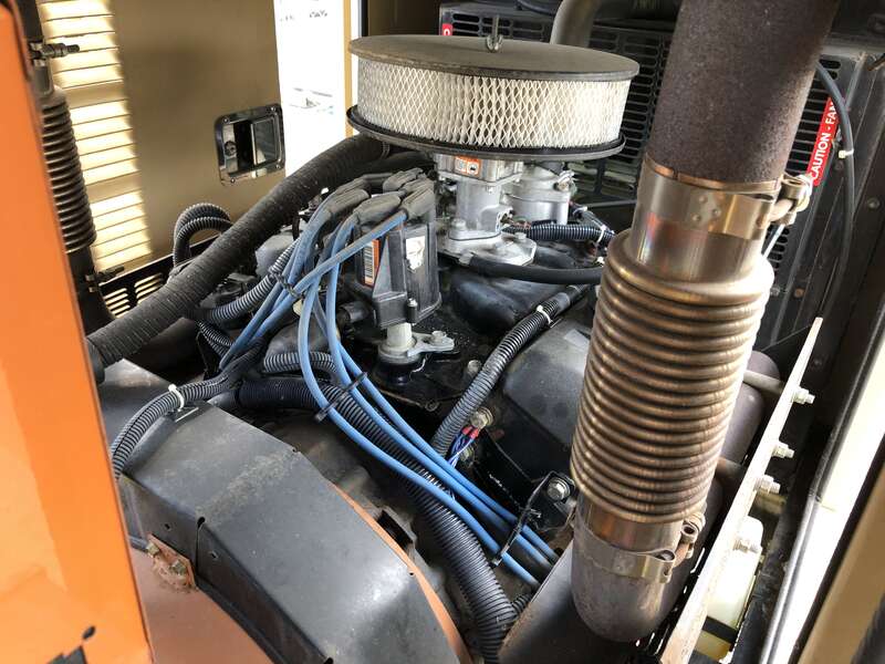 Used Generac SG40 Natural Gas / Propane Generator, 151 Hrs Single Phase