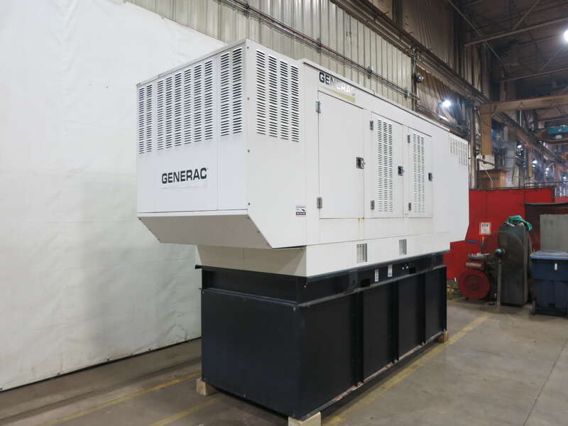 Used Generac John Deere 613HF485 Diesel Generator, 311 Hrs, EPA Tier 3