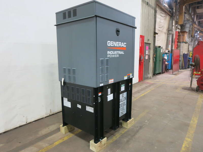 Used Generac G0070900 Mitsubishi 2.5L Diesel Generator, 72 Hrs, EPA Tier 3