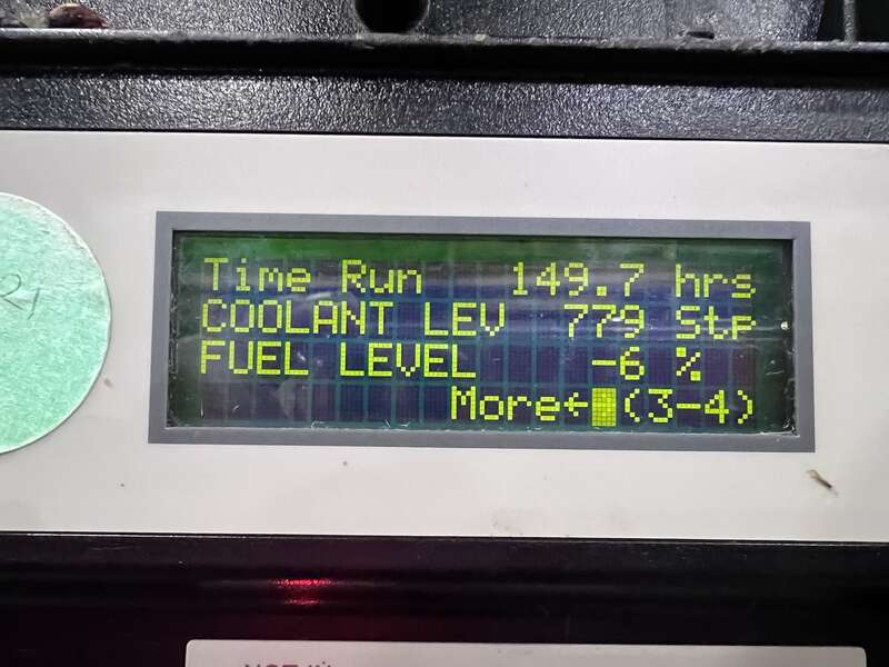 Used Generac G0070900 Mitsubishi 2.5L Diesel Generator, 149 Hrs, EPA Tier 3