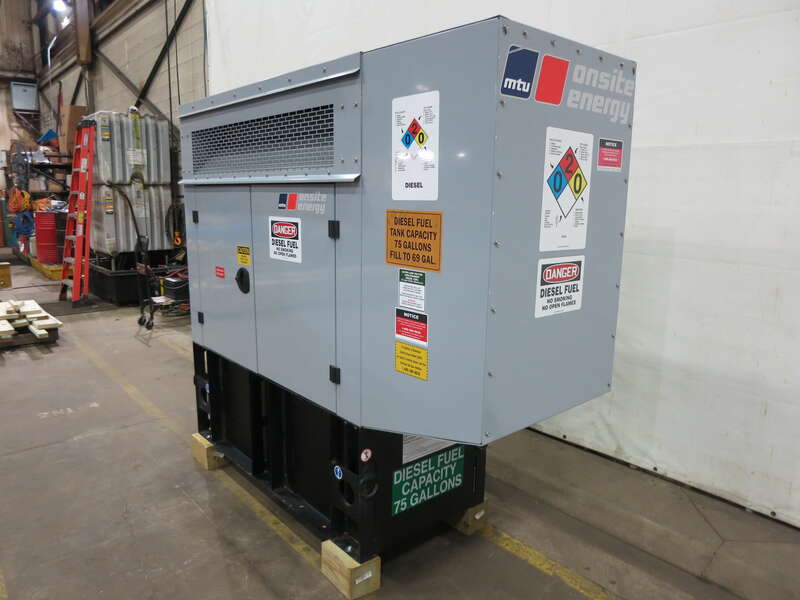 Used MTU DG04RZ055V1M00001 Isuzu 4LE1NYGV04 Diesel Generator, 57 Hrs, EPA Tier 3
