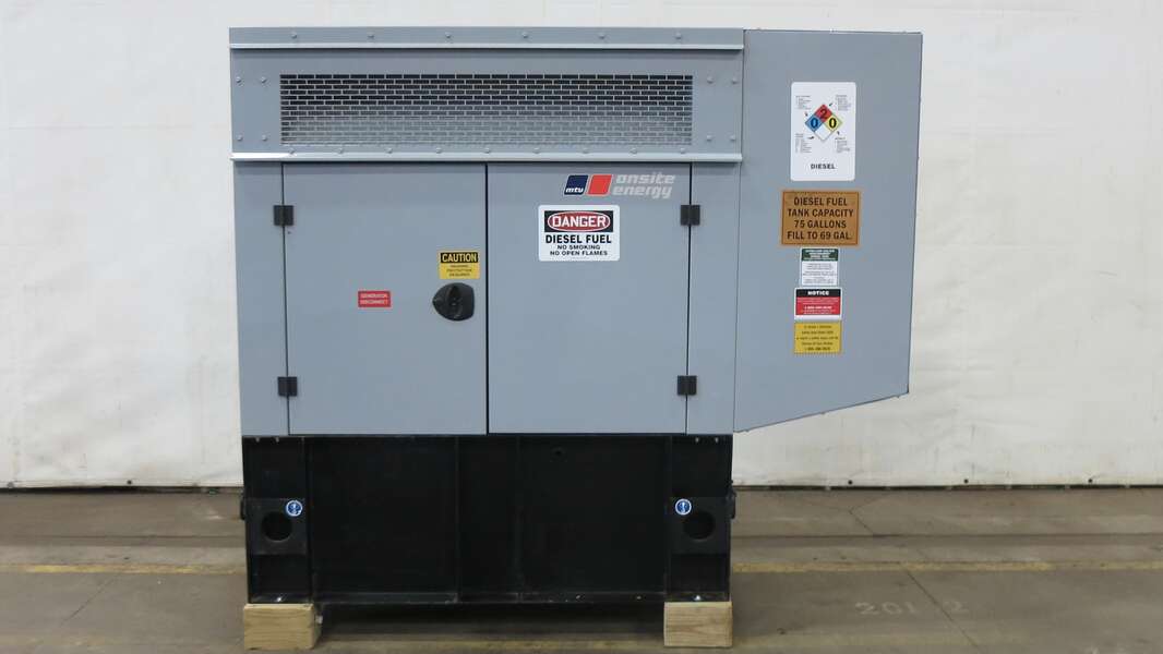 Used MTU DG04RZ055V1M00001 Isuzu 4LE1NYGV04 Diesel Generator, 52 Hrs, EPA Tier 3