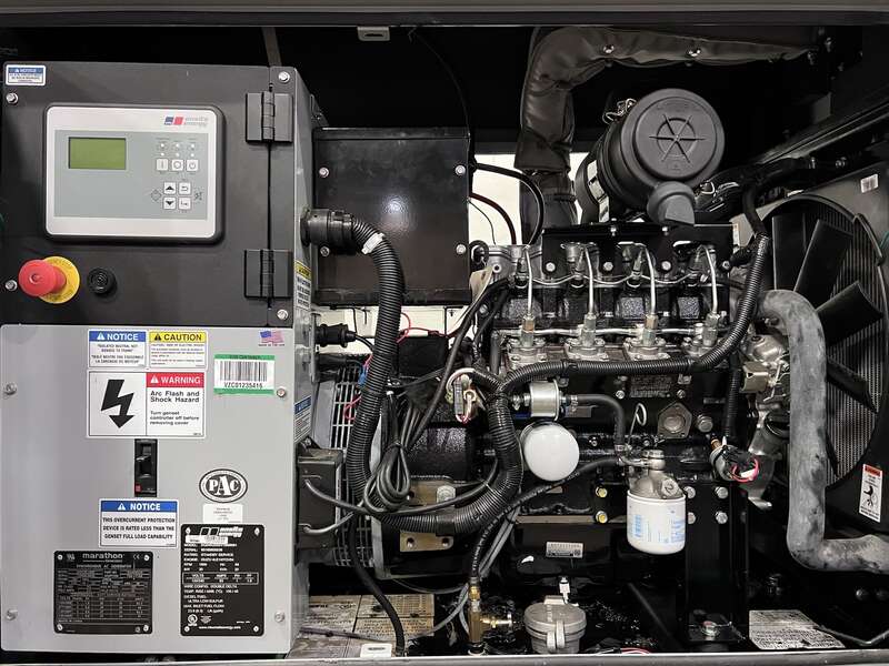 Used MTU DG04RZ055V1M00001 Isuzu 4LE1NYGV04 Diesel Generator, 88 Hrs, EPA Tier 3