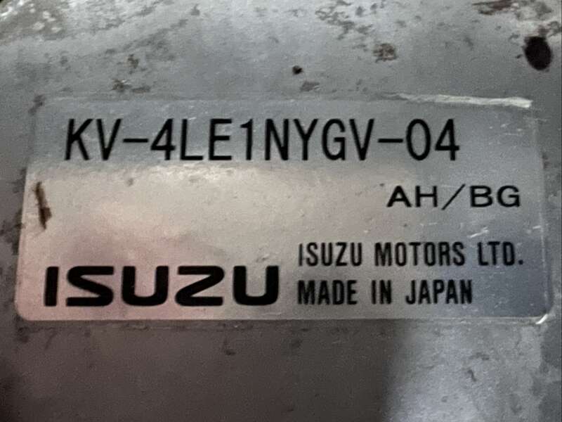 Used MTU DG04RZ055V1M00001 Isuzu 4LE1NYGV04 Diesel Generator, 24 Hrs, EPA Tier 3