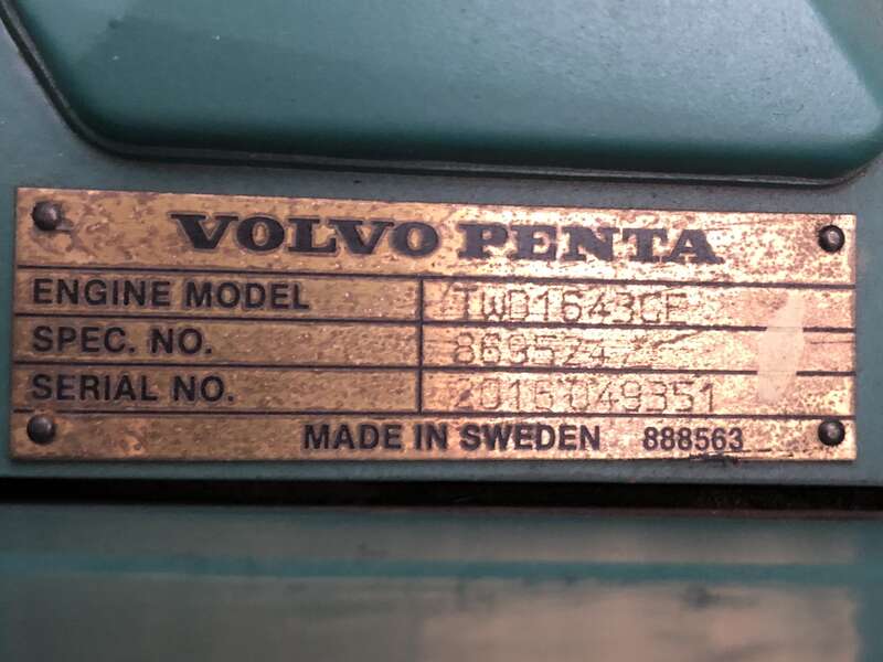 Used Volvo Penta TAD1643GE Diesel Generator, 254 Hrs and 255 Hrs, EPA Tier 2