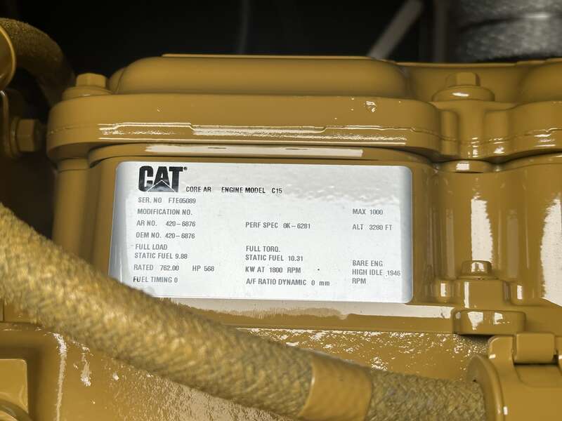 New Caterpillar C15 Diesel Generator 0 Hrs EPA Tier 2