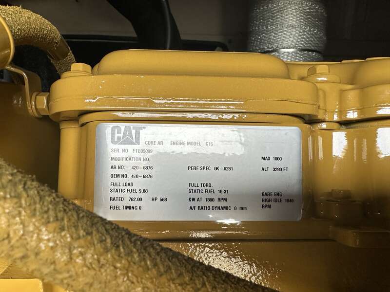 New Caterpillar C15 Diesel Generator 0 Hrs EPA Tier 2