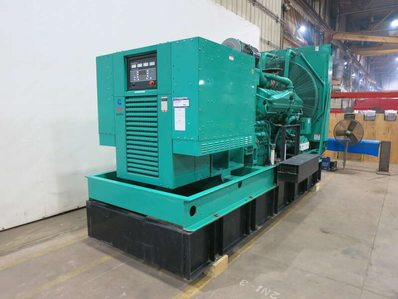 Used Cummins DFJD KTA38-G4 Diesel Generator, 355 Hrs