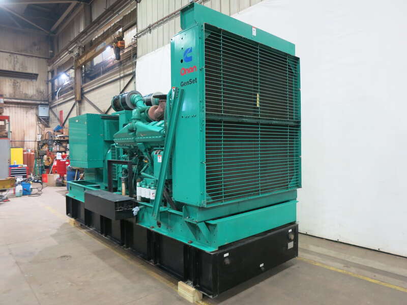 Used Cummins DFJD KTA38-G4 Diesel Generator, 355 Hrs