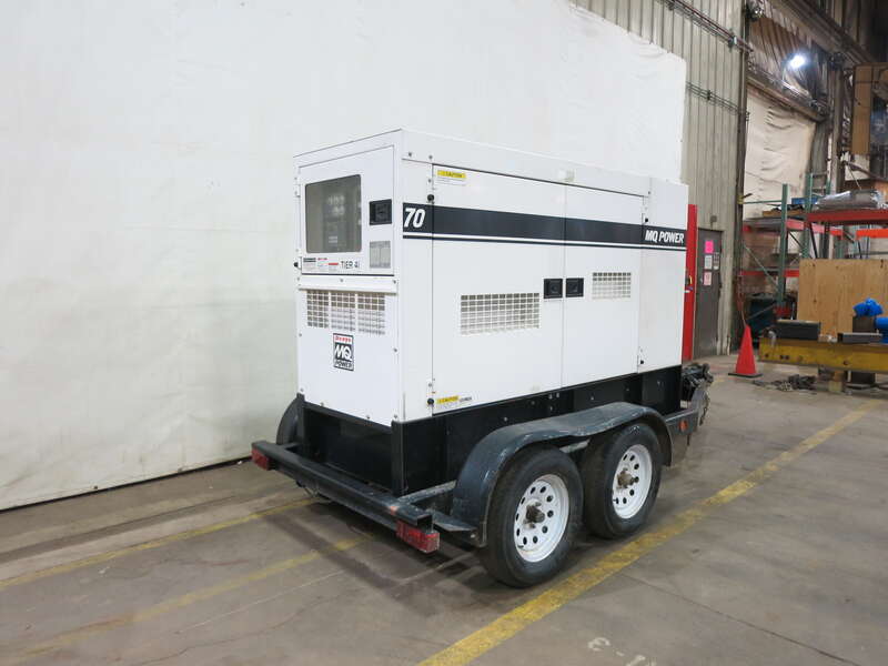 Used Multiquip DCA-70SSJU4I John Deere 4045HFG92 Rental Grade Diesel Generator, 5614 hrs, EPA Tier 4i