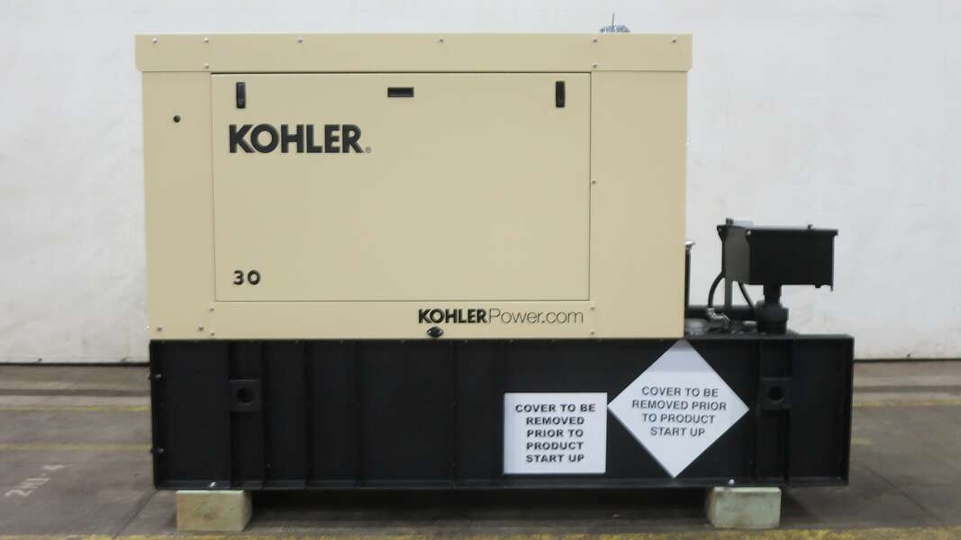 New Kohler 30REOZK Diesel Generator, 0 Hrs, EPA Tier 3, Single Phase