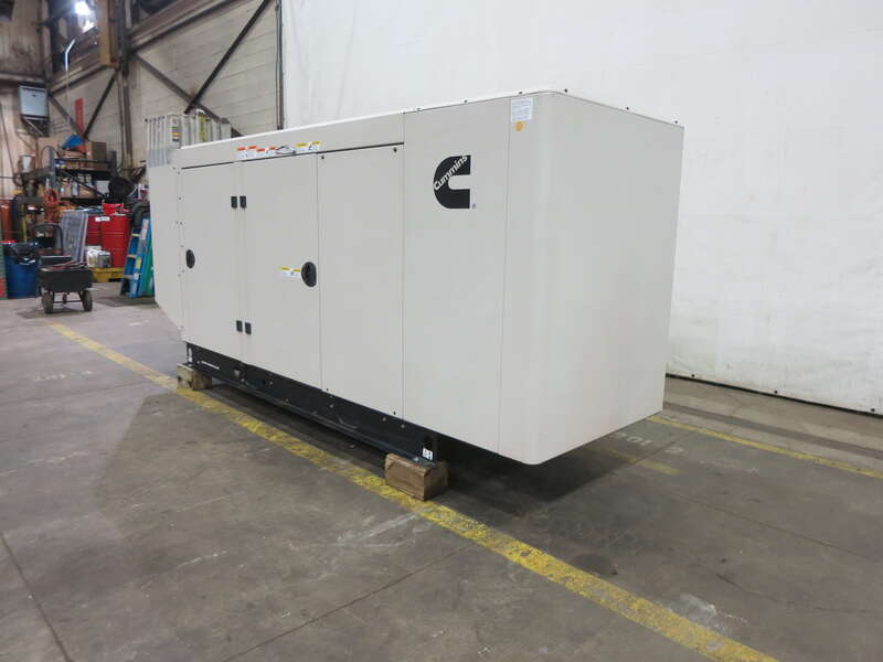 Used Cummins C80 N6 QSJ5.9-G3 Natural Gas / Propane Generator, 84 Hrs, EPA Certified