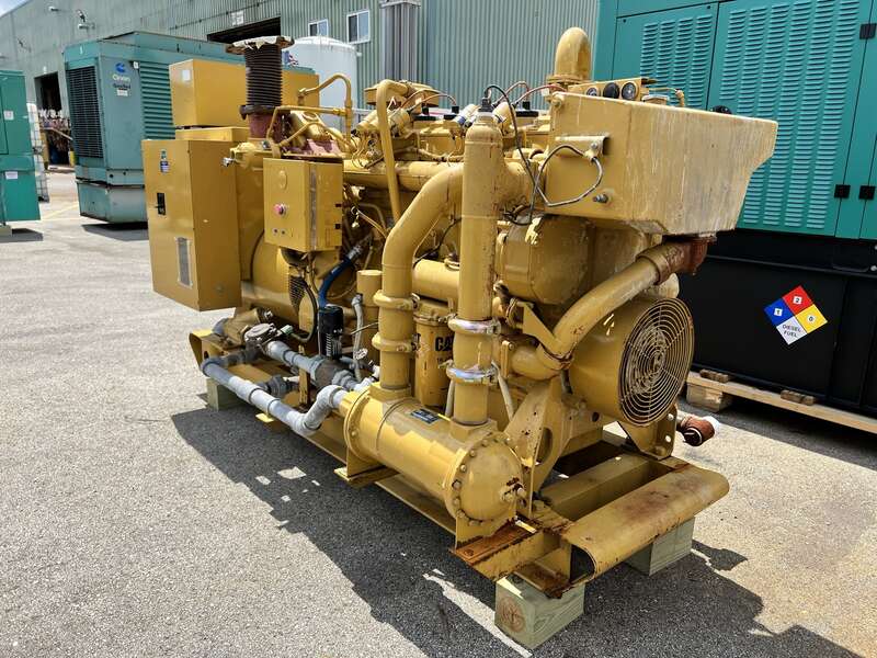 Used Caterpillar G3406 Natural Gas Generator,  841 Hrs