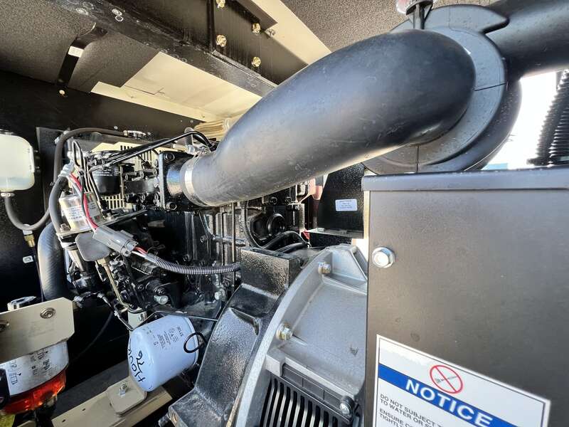 Used Doosan G40 Rental Grade Diesel Generator, 15 Hrs, EPA Tier 4i