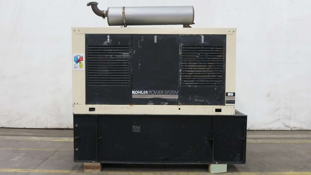 Used Kohler 80ROZJ71 Diesel Generator, 661 Hrs