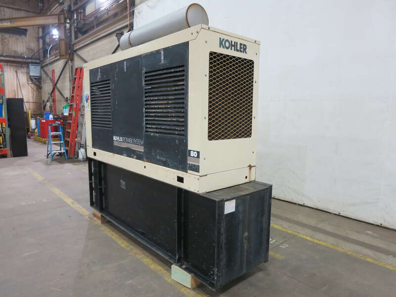 Used Kohler 80ROZJ71 Diesel Generator, 661 Hrs