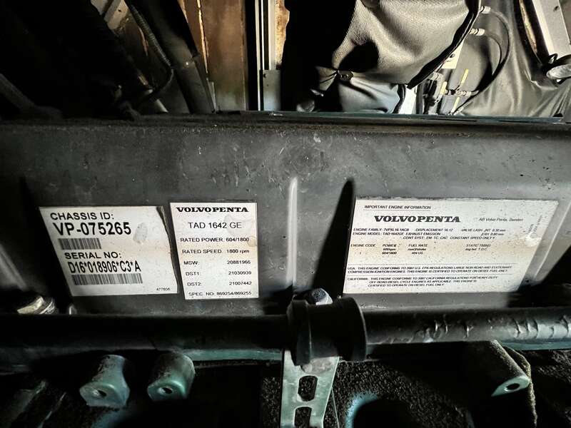 Used MQ EGC-550V Volvo Penta Rental Grade Diesel Generator 11487 Hrs EPA Tier 2