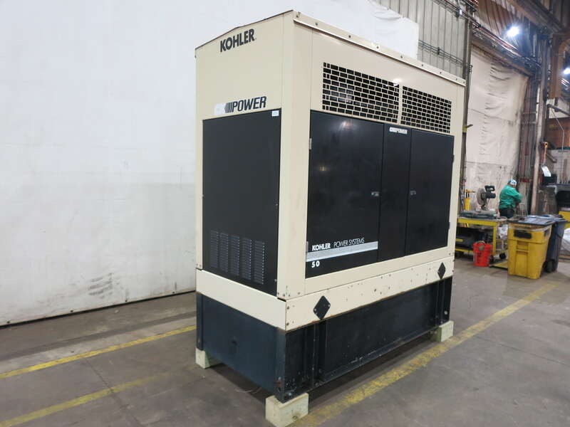 Used Kohler 50REOZJB Diesel Generator, 197 Hrs