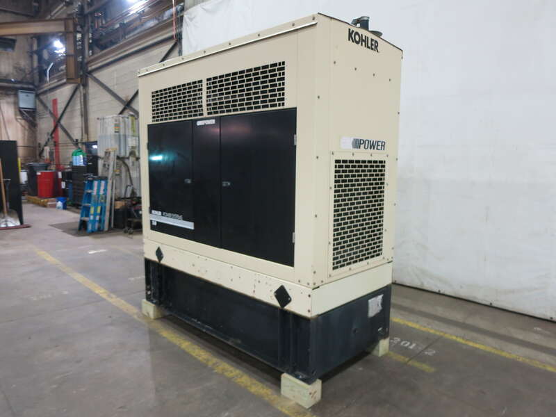 Used Kohler 50REOZJB Diesel Generator, 197 Hrs