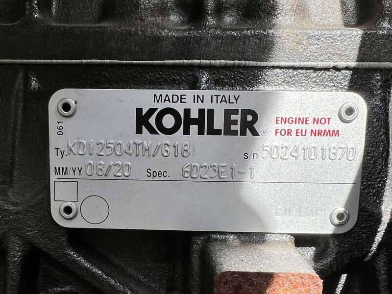 New Kohler 30REOZK Diesel Generator, 0 Hrs, EPA Tier 3, Single Phase