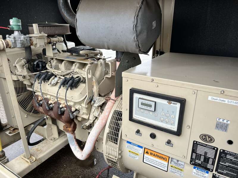 Used Katolight N100FPG4 Natural Gas / Propane Generator, 367 Hrs