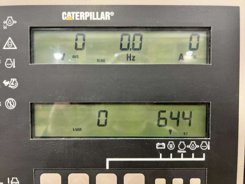 Used Caterpillar 3406 Diesel Generator, 644 Hrs