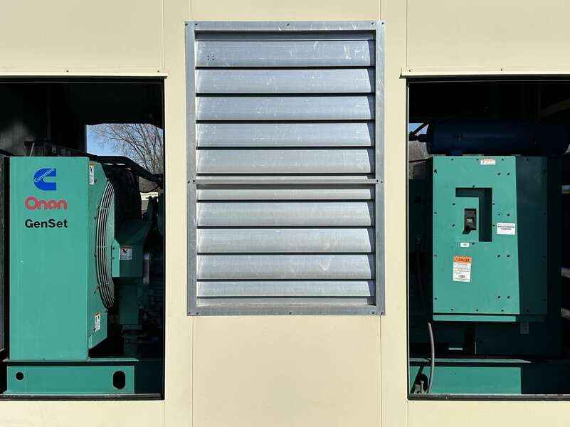 Used Cummins DFCE NTA855-G5 Diesel Generator, 484 Hrs