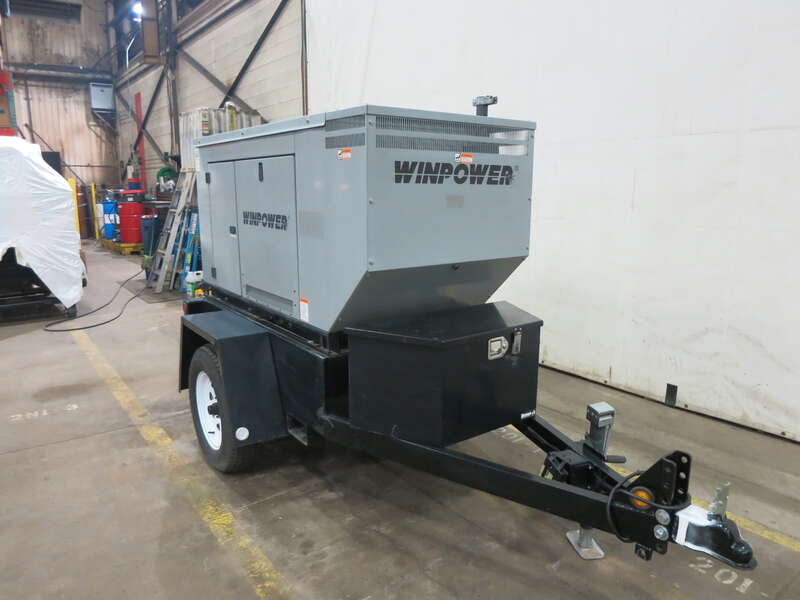 Used Winpower DR20 Isuzu BV-4LE1 Rental Grade Diesel Generator 6402 Hrs EPA Tier 3
