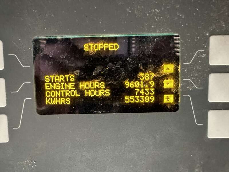 Used Cummins DQCC QSK23-G7 NR2 Rental Grade Diesel Generator, 9601 Hrs, EPA Tier 2 Flex