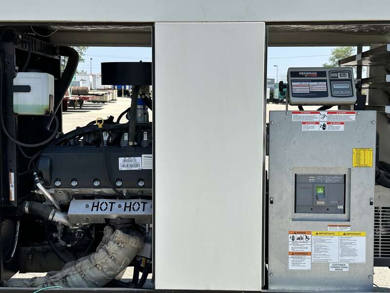 Used Generac QT150 Natural Gas / Propane Generator, 99 Hrs, EPA Certified